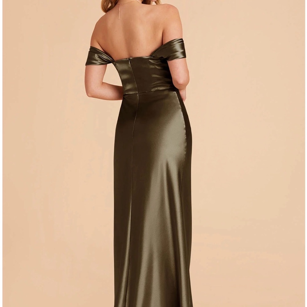 Birdy Grey Mia Shiny Olive Off Shoulder Size XL - Picture 10 of 16